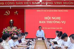 Thường trực Ban Bí thư Trần Cẩm Tú chủ trì Hội nghị Ban Thường vụ Đảng ủy các cơ quan Đảng Trung ương