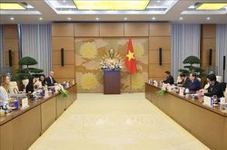Chủ tịch Quốc hội Trần Thanh Mẫn tiếp Đại sứ Hoa Kỳ