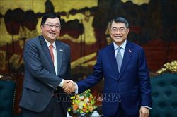 Thủ tướng L&ecirc; Minh Hưng tiếp Đại sứ Malaysia ch&agrave;o từ biệt