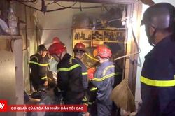 TPHCM: Ch&aacute;y nh&agrave;, hai cha con tử vong