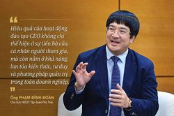 Doanh nh&acirc;n Phạm Đ&igrave;nh Đo&agrave;n: Đ&agrave;o tạo 10.000 CEO cần s&aacute;t nhu cầu doanh nghiệp