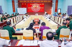 Vĩnh Thuận diễn tập chiến đấu phòng thủ điểm năm 2026