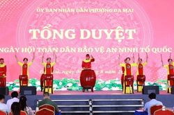 Bắc Ninh: Tổng duyệt Ng&agrave;y hội to&agrave;n d&acirc;n bảo vệ an ninh Tổ quốc điểm to&agrave;n quốc