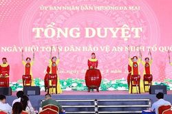 Bắc Ninh: Tổng duyệt Ngày hội toàn dân bảo vệ an ninh Tổ quốc điểm toàn quốc
