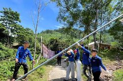 Ho&agrave;n th&agrave;nh c&ocirc;ng tr&igrave;nh '&Aacute;nh s&aacute;ng thanh ni&ecirc;n' trị gi&aacute; hơn 625 triệu đồng tại x&atilde; Bến Giằng