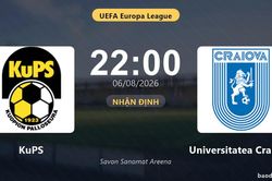Nhận định KuPS vs Universitatea Craiova: đội h&igrave;nh dự kiến
