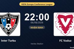 Nhận định Inter Turku vs FC Vaduz: đội h&igrave;nh dự kiến