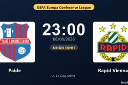 Nhận định Paide vs Rapid Vienna: đội h&igrave;nh dự kiến
