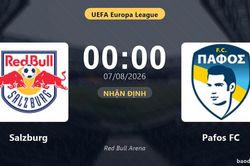 Nhận định Salzburg vs Pafos FC: đội h&igrave;nh dự kiến