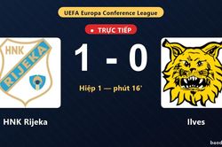 TRỰC TIẾPTrực tiếp HNK Rijeka vs Ilves: HNK Rijeka mở tỷ số