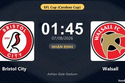 Nhận định Bristol City vs Walsall: đội h&igrave;nh dự kiến