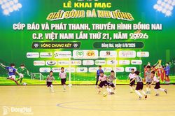 Giải bóng đá U.11, Cúp Báo và Phát thanh, Truyền hình Ðồng Nai - C.P. Việt Nam lần thứ 21-2026: Xuân Lộc gây ấn tượng trong ngày thi đấu đầu tiên
