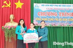 Nhiều hoạt động thiết thực từ chương trình 'Đồng hành cùng phụ nữ biên cương'