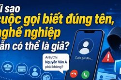 Infographic Vì sao cuộc gọi biết đúng tên, nghề nghiệp vẫn có thể là giả?
