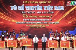 Điểm tin trưa: Li&ecirc;n hoan quốc tế v&otilde; cổ truyền Việt Nam lần thứ IX - Gia Lai 2026 kh&eacute;p lại th&agrave;nh c&ocirc;ng