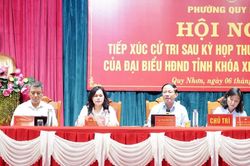 Chủ tịch UBND tỉnh Phạm Anh Tuấn tiếp xúc cử tri phường Quy Nhơn