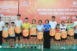Khai mạc giải cầu l&ocirc;ng tranh c&uacute;p &ldquo;Anh Anh Badminton&rdquo; lần thứ III năm 2026