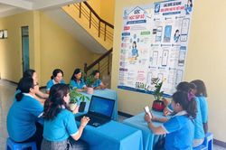Hội Liên hiệp Phụ nữ phường Cam Ranh ra mắt mô hình 'Góc học tập số'