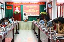 Phường Phan Rang tập huấn nghiệp vụ công tác bầu tổ trưởng tổ dân phố nhiệm kỳ 2026 - 2031