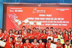 Tuổi trẻ Lâm Đồng và sứ mệnh lan tỏa 'giọt hồng' nhân ái