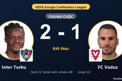 Inter Turku vượt qua FC Vaduz ở v&ograve;ng loại thứ ba