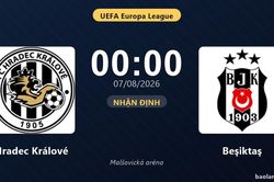 Nhận định Hradec Kr&aacute;lov&eacute; vs Beşiktaş: đội h&igrave;nh dự kiến