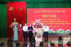 UBND x&atilde; Hải Tiến triển khai phương hướng, nhiệm vụ năm học 2026-2027