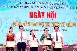 X&atilde; Lạc Sơn tổ chức điểm Ng&agrave;y hội To&agrave;n d&acirc;n bảo vệ an ninh Tổ quốc năm 2026
