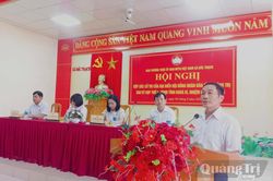 Đại biểu HĐND tỉnh tiếp x&uacute;c cử tri tại x&atilde; Bắc Trạch