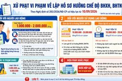 Làm giả hồ sơ hưởng chế độ BHXH, BHTN có thể bị phạt đến 20 triệu đồng