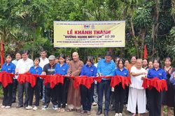 Kh&aacute;nh th&agrave;nh tuyến đường 'Hạnh Nguyện số 30' tại x&atilde; Ph&uacute; T&uacute;c (tỉnh Vĩnh Long)