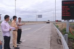 Phối hợp kiểm tra, xử lý bất cập trên cao tốc qua Nghệ An