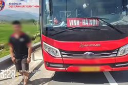 Xe khách chở quá 5 người trên cao tốc Cam Lâm - Vĩnh Hảo bị phạt 37,5 triệu đồng