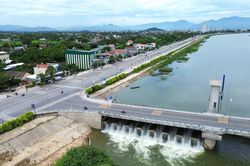 Đập dâng lớn nhất Quảng Ngãi tích đủ nước, vận hành ổn định
