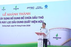 Năng lực tồn chứa dầu thô của Nhà máy Lọc dầu Dung Quất tăng thêm 12,5%