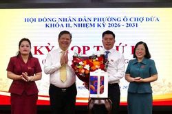 HĐND phường Ô Chợ Dừa tổ chức kỳ họp xem xét công tác nhân sự