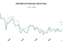 Bạc chiếm 81% gi&aacute; trị giao dịch, thị trường s&ocirc;i động