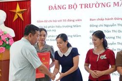 Xã Thường Tín: Thành lập 11 Đảng bộ trường học, tăng cường vai trò lãnh đạo trong các cơ sở giáo dục