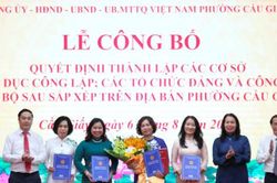 Phường Cầu Giấy: Giảm 6 cơ sở giáo dục công lập sau sắp xếp