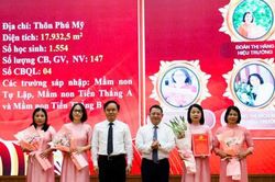 Xã Tiến Thắng thành lập 7 trường công lập mới