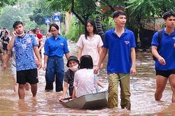 Đợt mưa lớn ở Bắc Bộ và Bắc Trung Bộ chuẩn bị kết thúc
