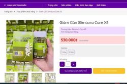 Bộ Y tế yêu cầu kiểm tra công ty sản xuất viên giảm cân Slimaura Care x3