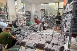 Khởi tố 2 vụ án xâm phạm quyền sở hữu công nghiệp tại chợ Ninh Hiệp