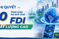 13h30: Tọa đàm 'Nghị quyết 10: Phát triển hệ sinh thái FDI chất lượng cao'