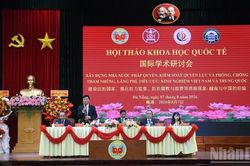 Khai mạc Hội thảo khoa học quốc tế về xây dựng Nhà nước pháp quyền và kiểm soát quyền lực Việt Nam-Trung Quốc