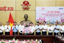 ACV hỗ trợ 20 tỷ đồng nâng cấp, tu bổ, tôn tạo Nghĩa trang Liệt sĩ Việt-Lào