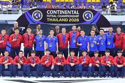 Đội tuyển futsal Việt Nam gi&agrave;nh ng&ocirc;i &Aacute; qu&acirc;n Giải giao hữu v&ocirc; địch ch&acirc;u lục-Th&aacute;i Lan 2026