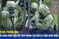 Bộ đội phòng hóa sẵn sàng bước vào hội thao phòng thủ dân sự toàn quân năm 2026