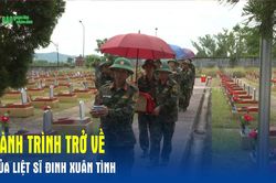Hành trình trở về của liệt sĩ Đinh Xuân Tình