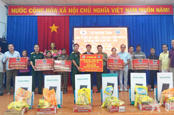 Lữ đoàn Công binh 280 (Quân khu 5) phối hợp hỗ trợ xây dựng 7 căn nhà tặng cựu chiến binh và hộ nghèo